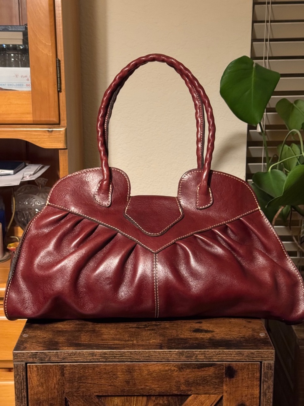 Patricia Nash leather shoulder bag - Picture 2 of 5